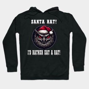 Creepy and Grumpy Christmas Owl Hoodie